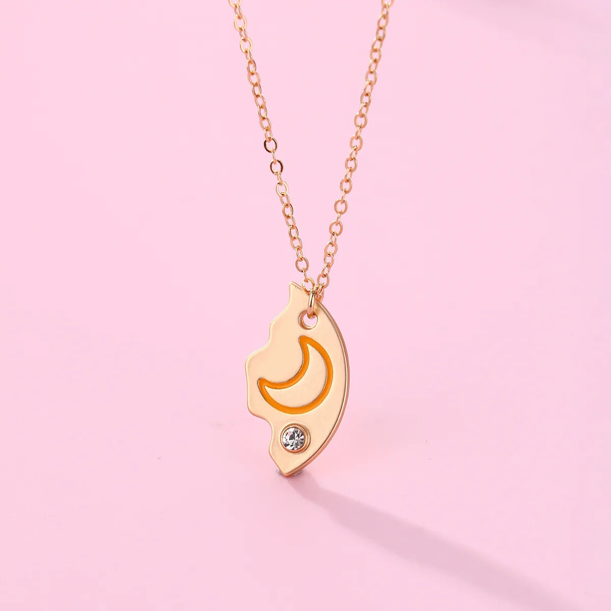 Luoluo&Baby 3Pcs/Set Sun Moon Star Pendant Necklace for Girl Kids Friendship BFF Necklaces Best Friend Jewelry Gifts