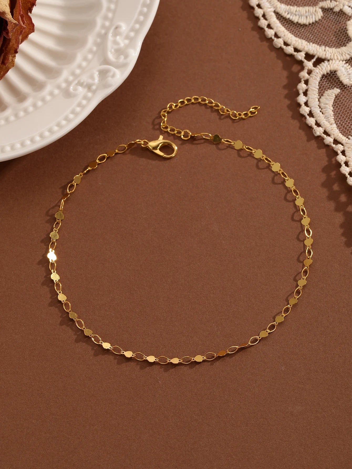 Summer Bohemia Crystal Cubic Zirconia Anklet for Women Girls Ankle Bracelet Leg Chain Beach Party Travel Foot Jewelry