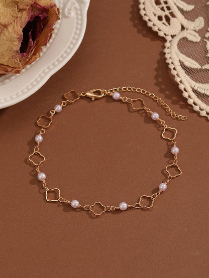 Summer Bohemia Crystal Cubic Zirconia Anklet for Women Girls Ankle Bracelet Leg Chain Beach Party Travel Foot Jewelry