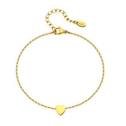 Anklet Bracelet on Legs Stainless Steel ,Waterproof Adjustable Beach Beaded Ball Cuban Link Summer Boho Foot Jewelry for Women