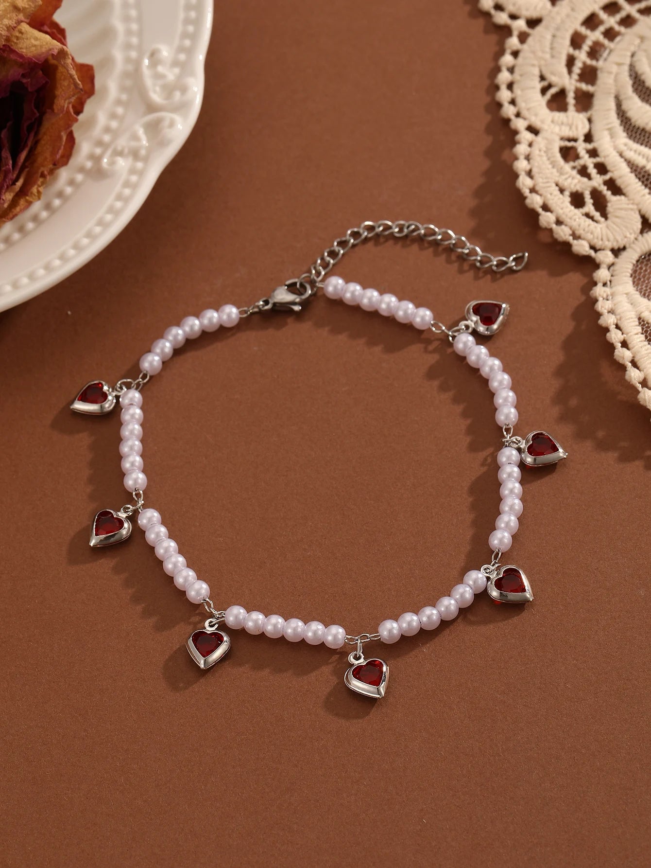 Summer Bohemia Crystal Cubic Zirconia Anklet for Women Girls Ankle Bracelet Leg Chain Beach Party Travel Foot Jewelry