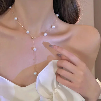 Stainless Steel Necklaces Black Exquisite Minimalist Square Pendant Choker Chains Fashion Necklace for Women Jewelry Party Gifts