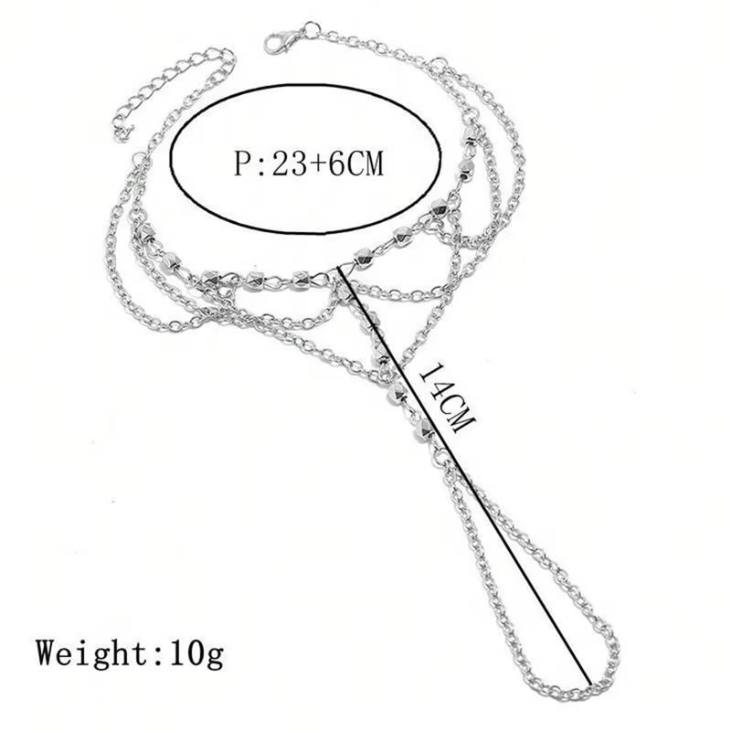 Summer Beach Accessories Feet Jewelry Fashion Simple Sexy Handmade Bead Chains Tassels Toe Foot Bracelet for Women