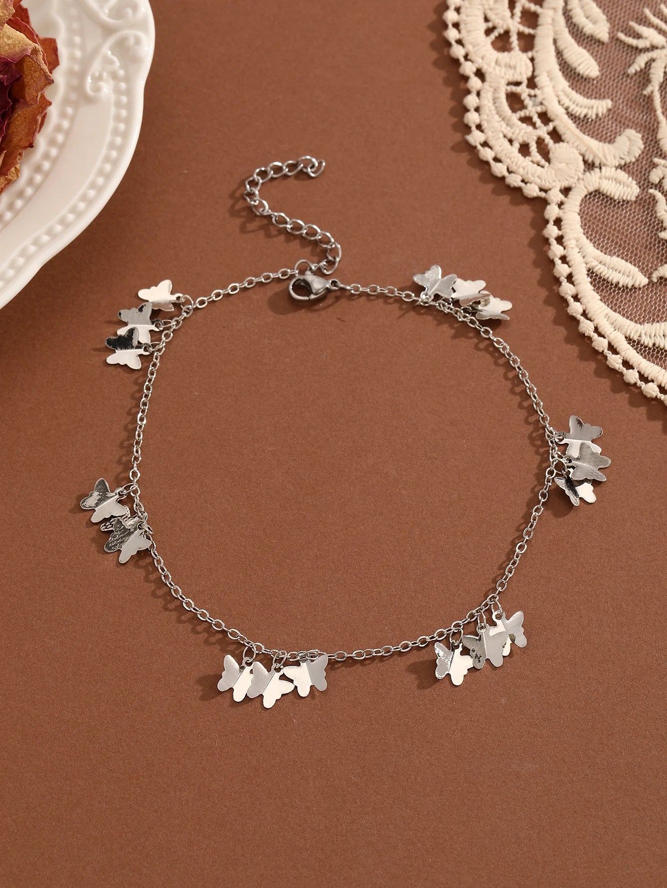 Summer Bohemia Crystal Cubic Zirconia Anklet for Women Girls Ankle Bracelet Leg Chain Beach Party Travel Foot Jewelry